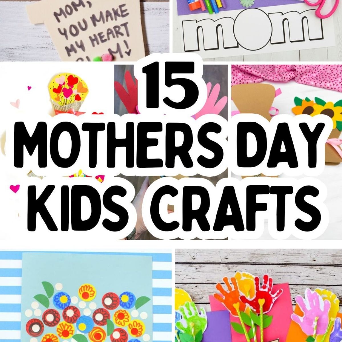 15 Mother's Day Crafts To DIY With Kids - Things To Make And Do